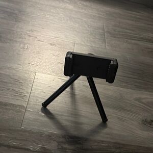 Black Tripod Phone Holder
